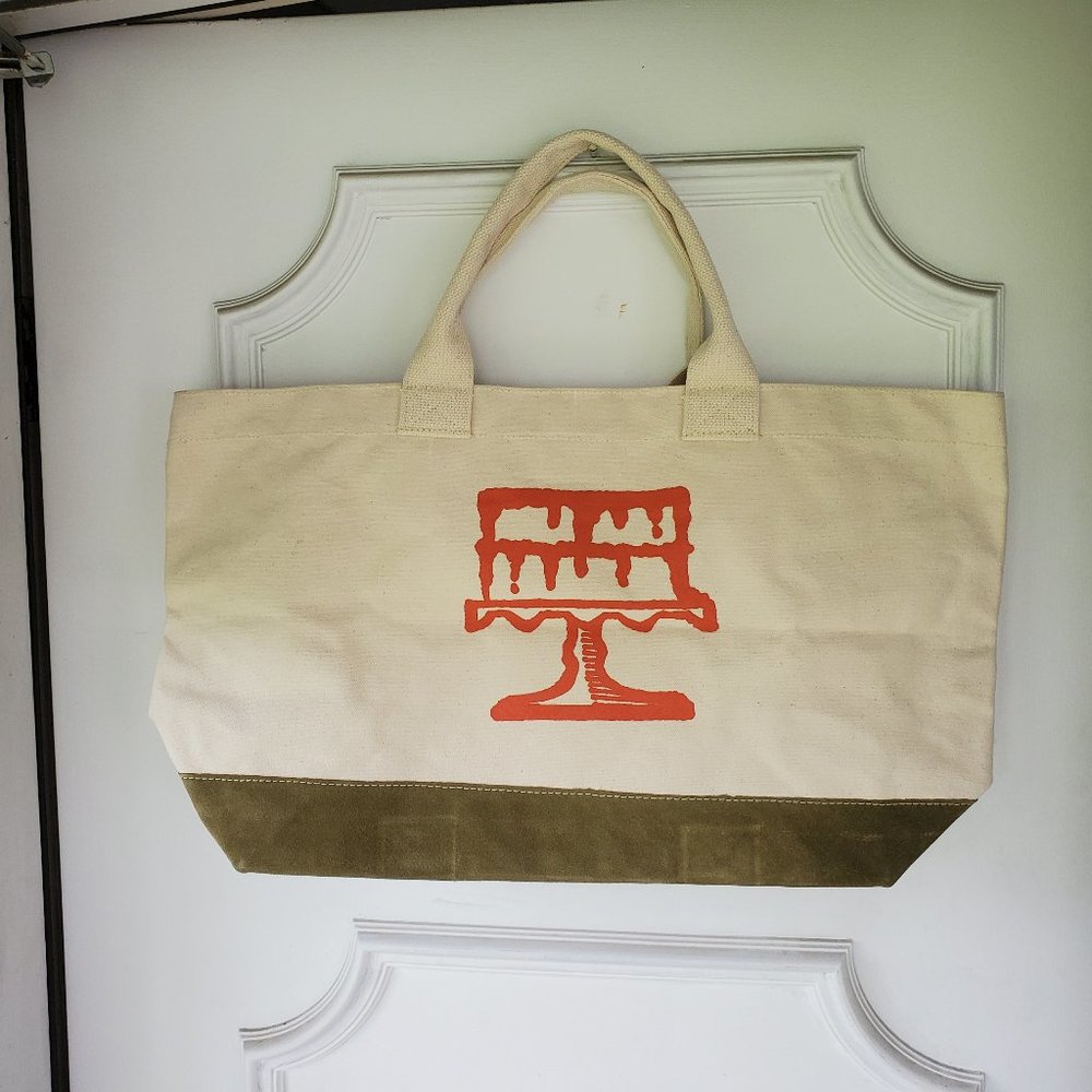 Charles Fradin cake print market tote